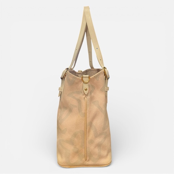 Louis Vuitton Tahitienne/Taisienne Cabas PM Pink Canvas Tote. Leather Trim w/COA - Picture 5 of 16